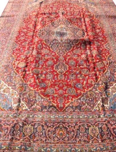 Covor lucrat manual Kashan 1110