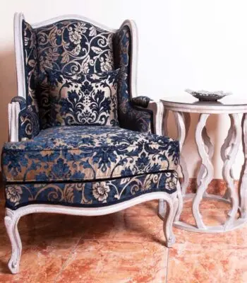 Canapea regală bleumarin