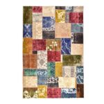 Covor lucrat manual Tabriz Patchwork 3511