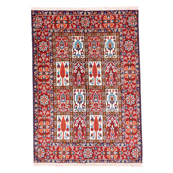 3710-1.jpg Handmade Ghoochan 3710 Rug - Image 1