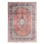 Covor lucrat manual Kashan 3856