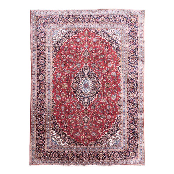 Covor lucrat manual Kashan 3880