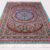 Covor lucrat manual Qom Blue Silk - imagine 16